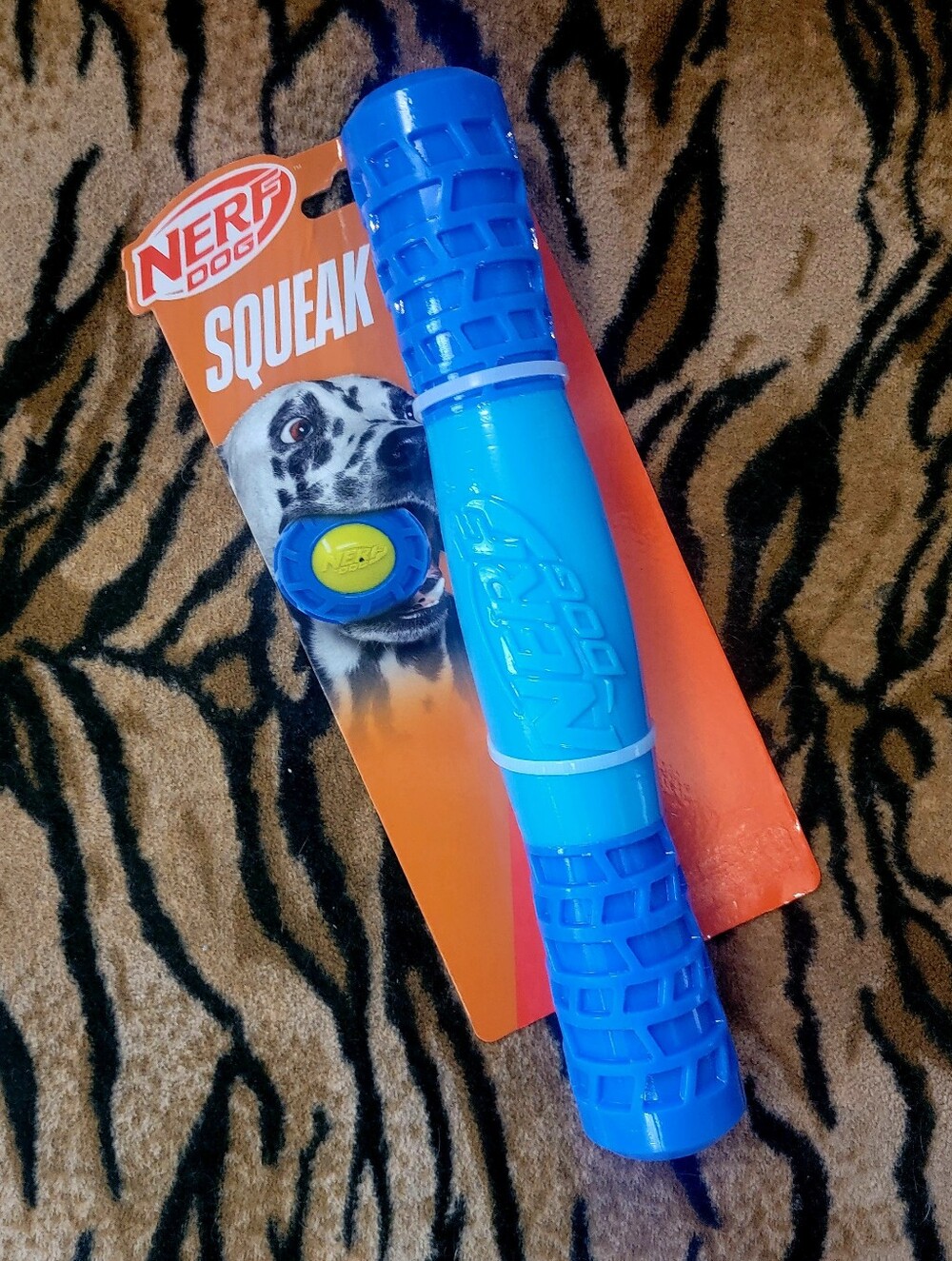 Nerf Dog Squeak Stick Fetch Toy Blue Large Ea.new